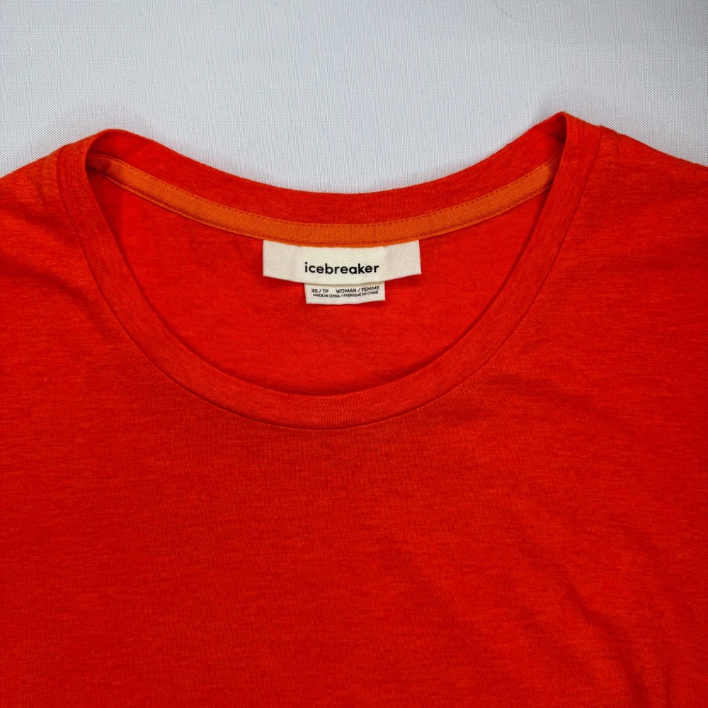 Icebreaker Merino Cotton Blend Women’s Tee – Orange - Picture 8 of 11
